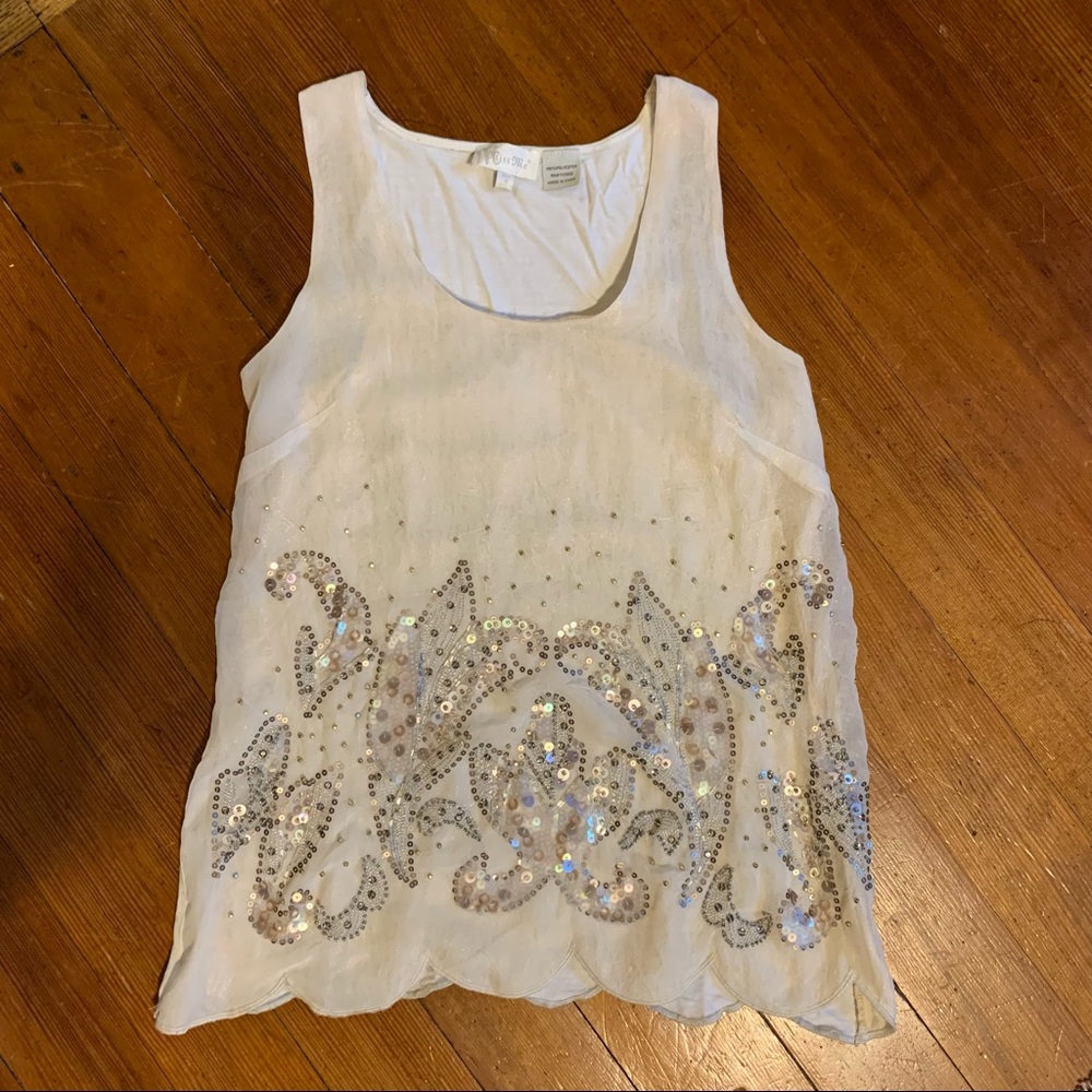Miss Me Beaded Tank